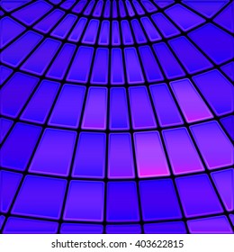 abstract vector stained-glass mosaic background