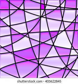 abstract vector stained-glass mosaic background