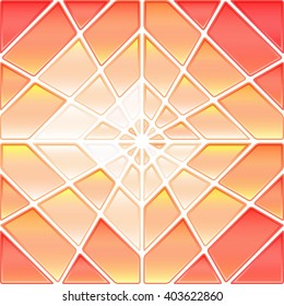 abstract vector stained-glass mosaic background