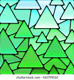 abstract vector stained-glass mosaic background