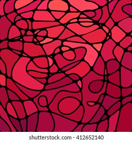 abstract vector stained-glass mosaic background