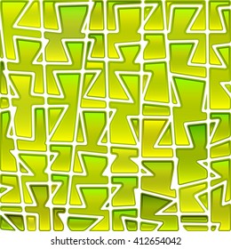 abstract vector stained-glass mosaic background