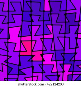 abstract vector stained-glass mosaic background