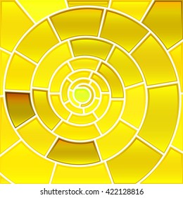 abstract vector stained-glass mosaic background