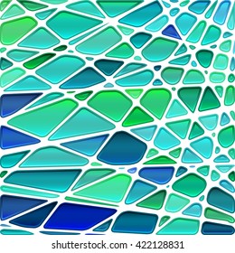 abstract vector stained-glass mosaic background