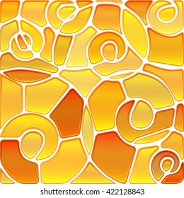 abstract vector stained-glass mosaic background