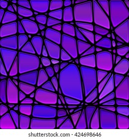 abstract vector stained-glass mosaic background