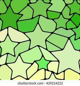 abstract vector stained-glass mosaic background
