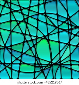 abstract vector stained-glass mosaic background