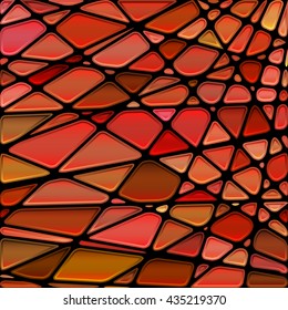 abstract vector stained-glass mosaic background