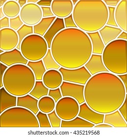 abstract vector stained-glass mosaic background