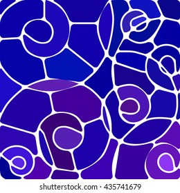 abstract vector stained-glass mosaic background