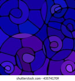 abstract vector stained-glass mosaic background