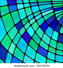 abstract vector stained-glass mosaic background