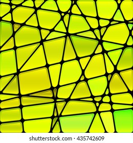 abstract vector stained-glass mosaic background