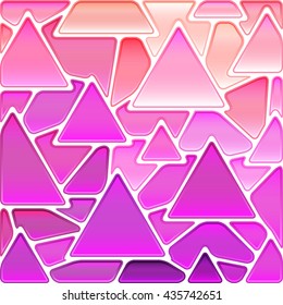 abstract vector stained-glass mosaic background