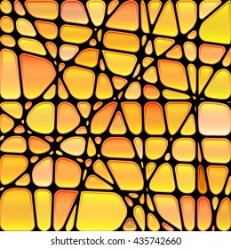 abstract vector stained-glass mosaic background