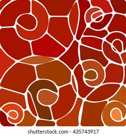 abstract vector stained-glass mosaic background