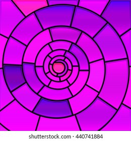 abstract vector stained-glass mosaic background