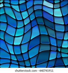 abstract vector stained-glass mosaic background