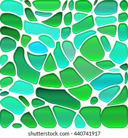 abstract vector stained-glass mosaic background