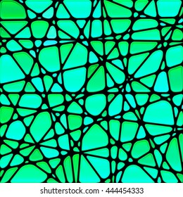 abstract vector stained-glass mosaic background