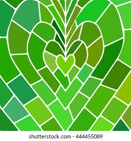 abstract vector stained-glass mosaic background