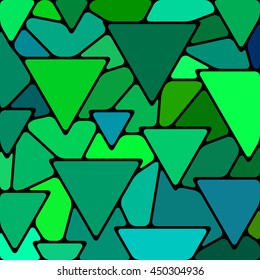 abstract vector stained-glass mosaic background