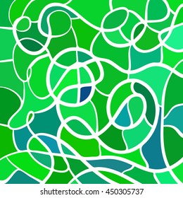 abstract vector stained-glass mosaic background