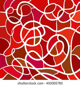 abstract vector stained-glass mosaic background