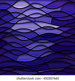 abstract vector stained-glass mosaic background