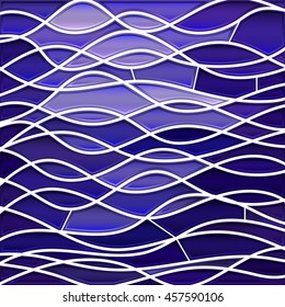 abstract vector stained-glass mosaic background