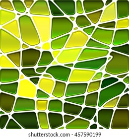 abstract vector stained-glass mosaic background