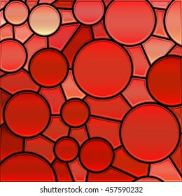 abstract vector stained-glass mosaic background