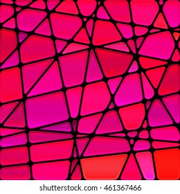 abstract vector stained-glass mosaic background