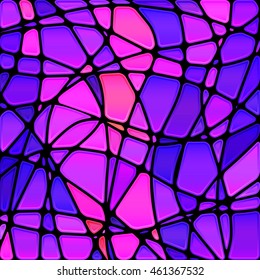 abstract vector stained-glass mosaic background