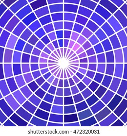 abstract vector stained-glass mosaic background - purple and violet
