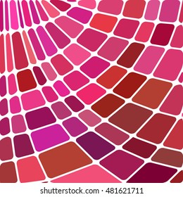 abstract vector stained-glass mosaic background - purple and red