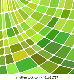 abstract vector stained-glass mosaic background - green and yellow