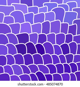 abstract vector stained-glass mosaic background - purple and violet