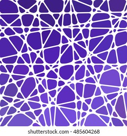 abstract vector stained-glass mosaic background - purple and violet