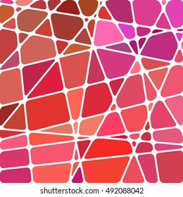 abstract vector stained-glass mosaic background - red and purple