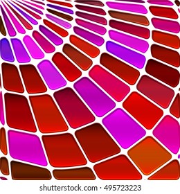 abstract vector stained-glass mosaic background - red and purple