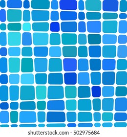 abstract vector stained-glass mosaic background - light and bright blue