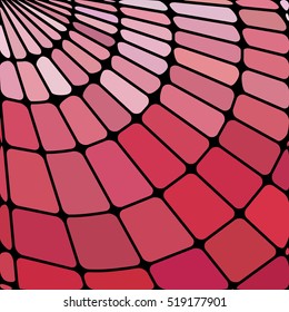 abstract vector stained-glass mosaic background - purple and red