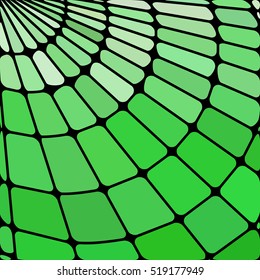 abstract vector stained-glass mosaic background - bright and pale green
