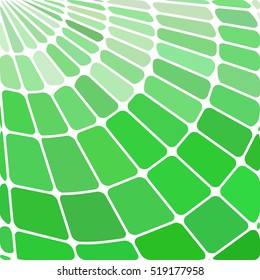 abstract vector stained-glass mosaic background - bright and pale green
