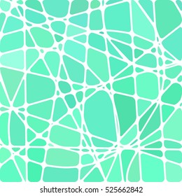 abstract vector stained-glass mosaic background - light blue