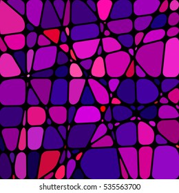 Fondo de mosaico de vidrio de Vector abstracto - púrpura y violeta