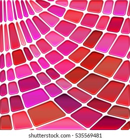 abstract vector stained-glass mosaic background - red and purple